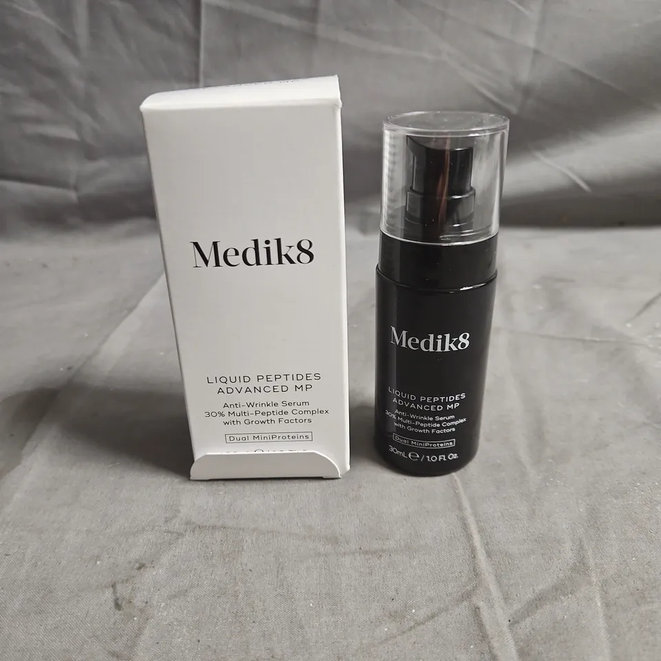 MEDIK8 LIQUID PEPTIDES ADVANCED MP ANTI-WRINKLE SERUM – 30 ML (BOXED)