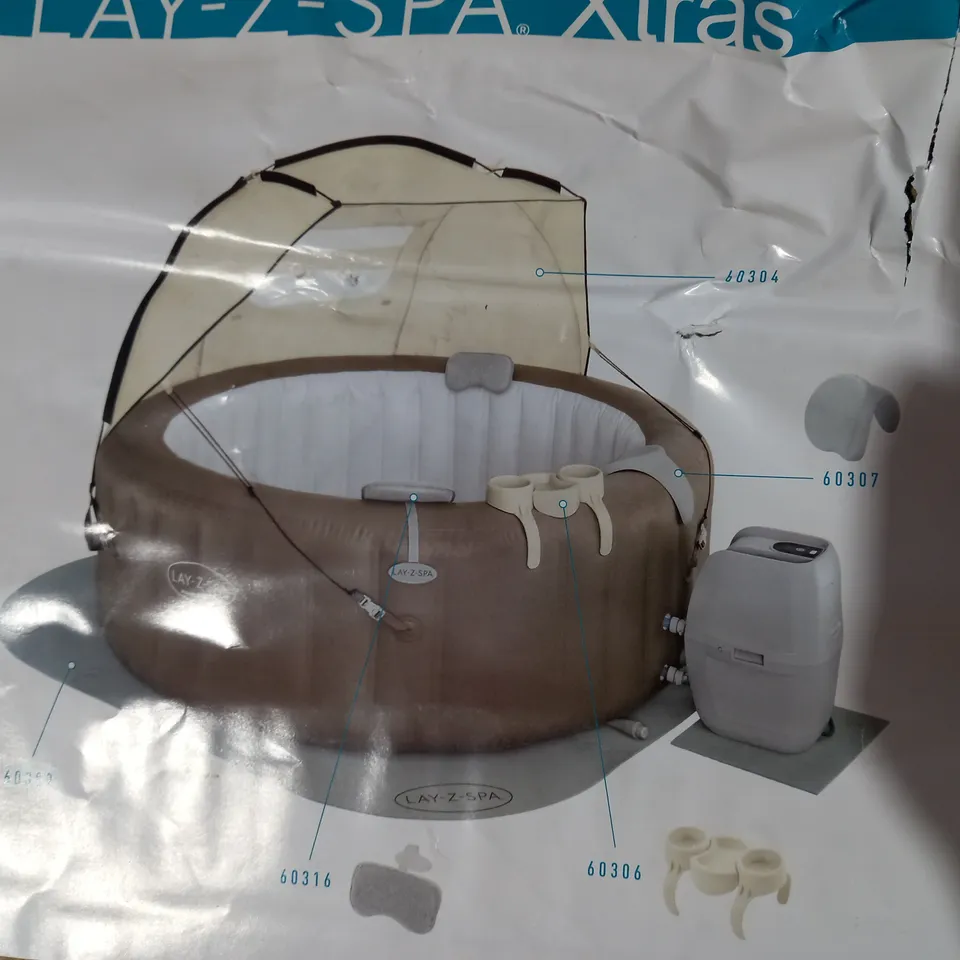 BESTWAY LAY-Z-SPA BAHAMAS PORTABLE INFLATABLE SPA HOT TUB