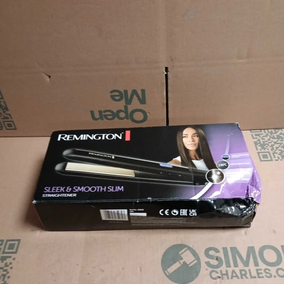 REMINGTON SLEEK AND SMOOTH SLIM STRAIGHTENER BOXED