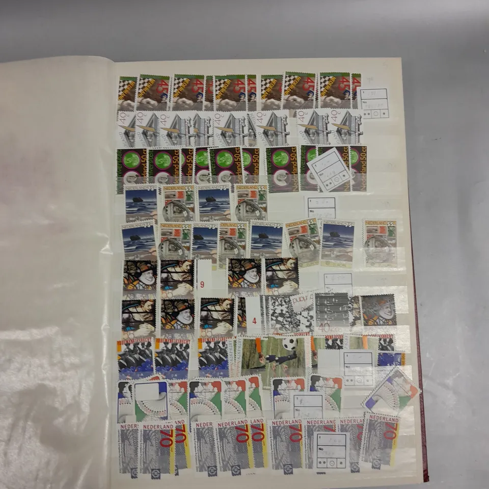 5 X COLLECTORS BOOKS OF NETHERLANDS STAMPS FROM VARIOUS YEARS 