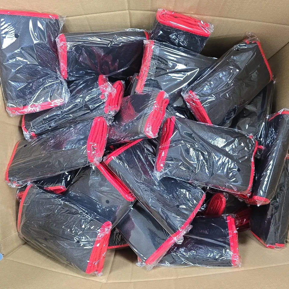 APPROXIMATELY 70 BACK/WAIST SUPPORT BELTS IN BLACK - COLLECTION ONLY