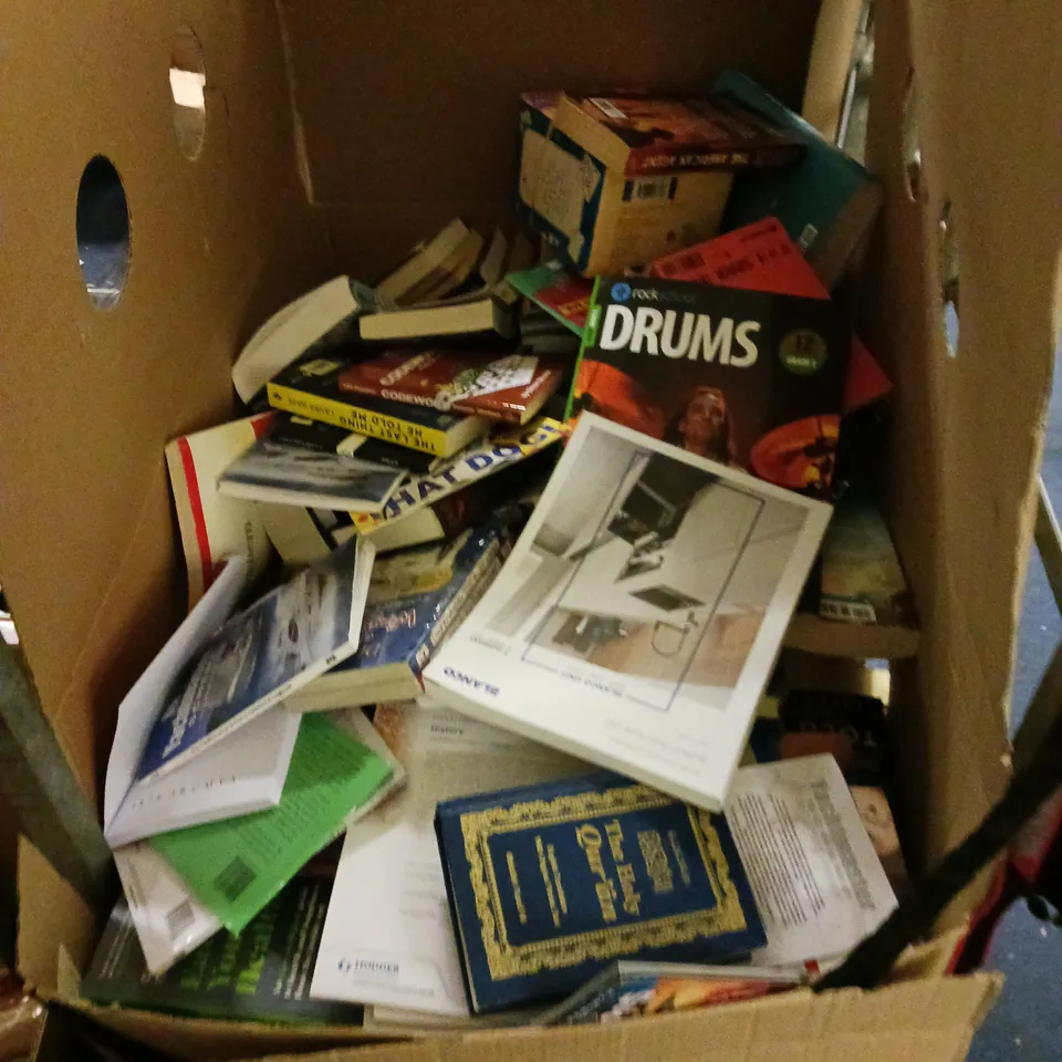 CAGE OF APPROXIMATELY 200 ASSORTED BOOKS FROM VARIOUS AUTHORS - COLLECTION ONLY	