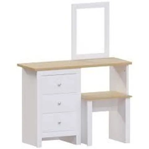 BOXED VIDA DESIGNS ARLINGTON DRESSING TABLE SET - WHITE (2 BOXES)
