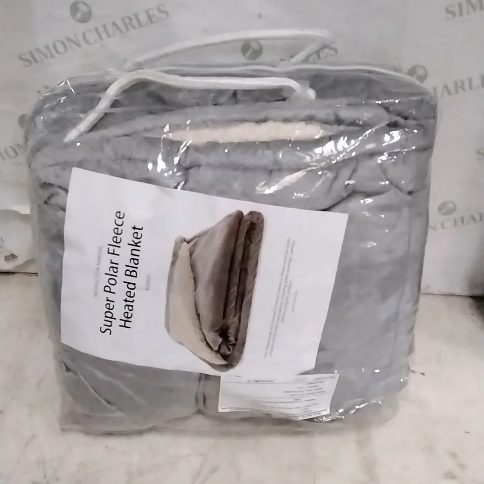 SUPER POLAR FLEECE 160 X 120 CM BLANKET GREY