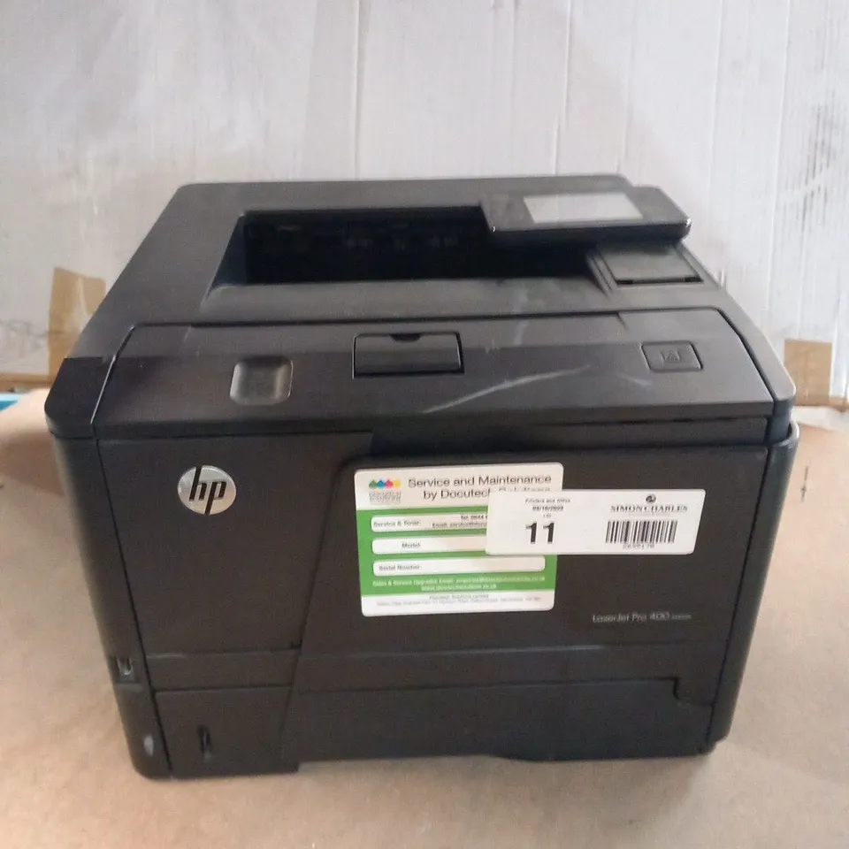 HP LASERJET PRO 400 M401DN A4 MONO DUPLEX LASER PRINTER - ETHERNET & USB - CF278A