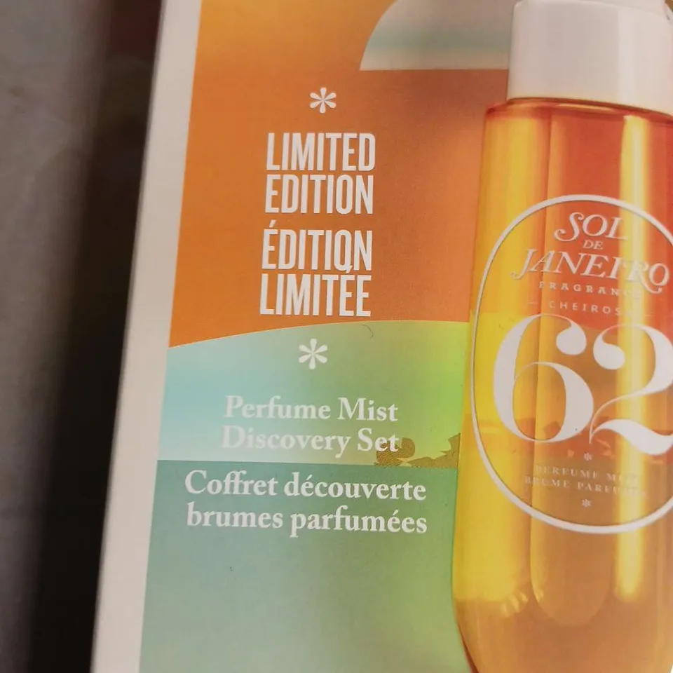 SEALED SOL DE JANEIRO CHEIROSA 62 PERFUME MIST DISCOVERY SET – 4 X 30ML – LIMITED EDITION