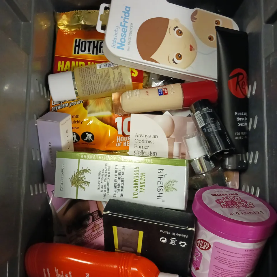 APPROXIMATELY 20 ASSORTED HEALTH & BEAUTY PRODUCTS TO INCLUDE CARROT OIL, ELEMIS ENZYME PEEL, ORCHID FACE OIL ETC 