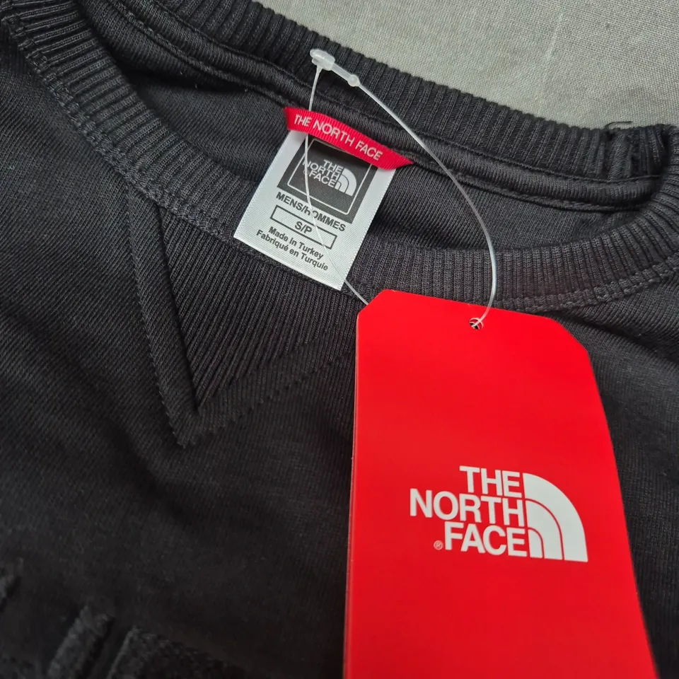 THE NORTH FACE MEN'S BLACK SWEATSHIRT – UK S (S/P) WITH TAG