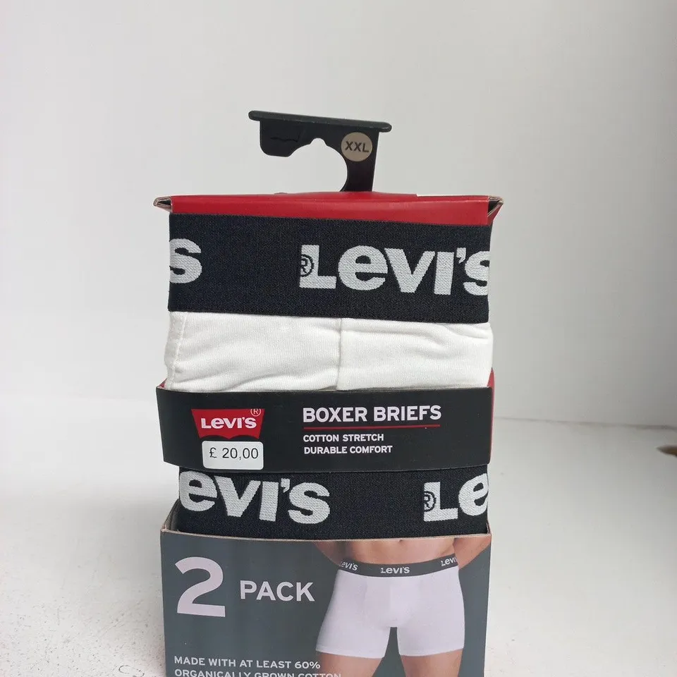 LEVI'S BOXER BRIEFS – 2 PACK –SIZE XXL