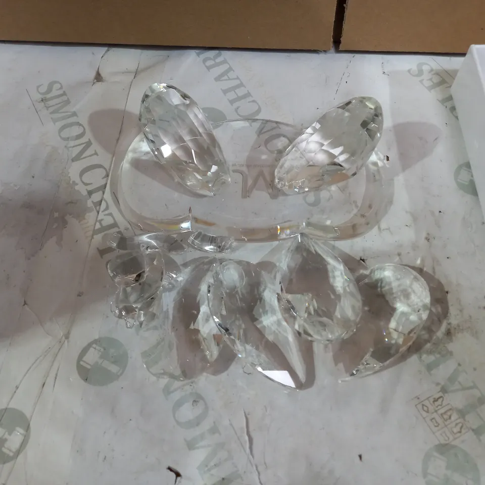 JULIEN MACDONALD CRYSTAL SWAN PAIR