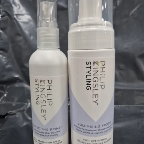 PHILIP KINGSLEY VOLUMIZING FROTH AND PERFECTING PRIMER DUO SET