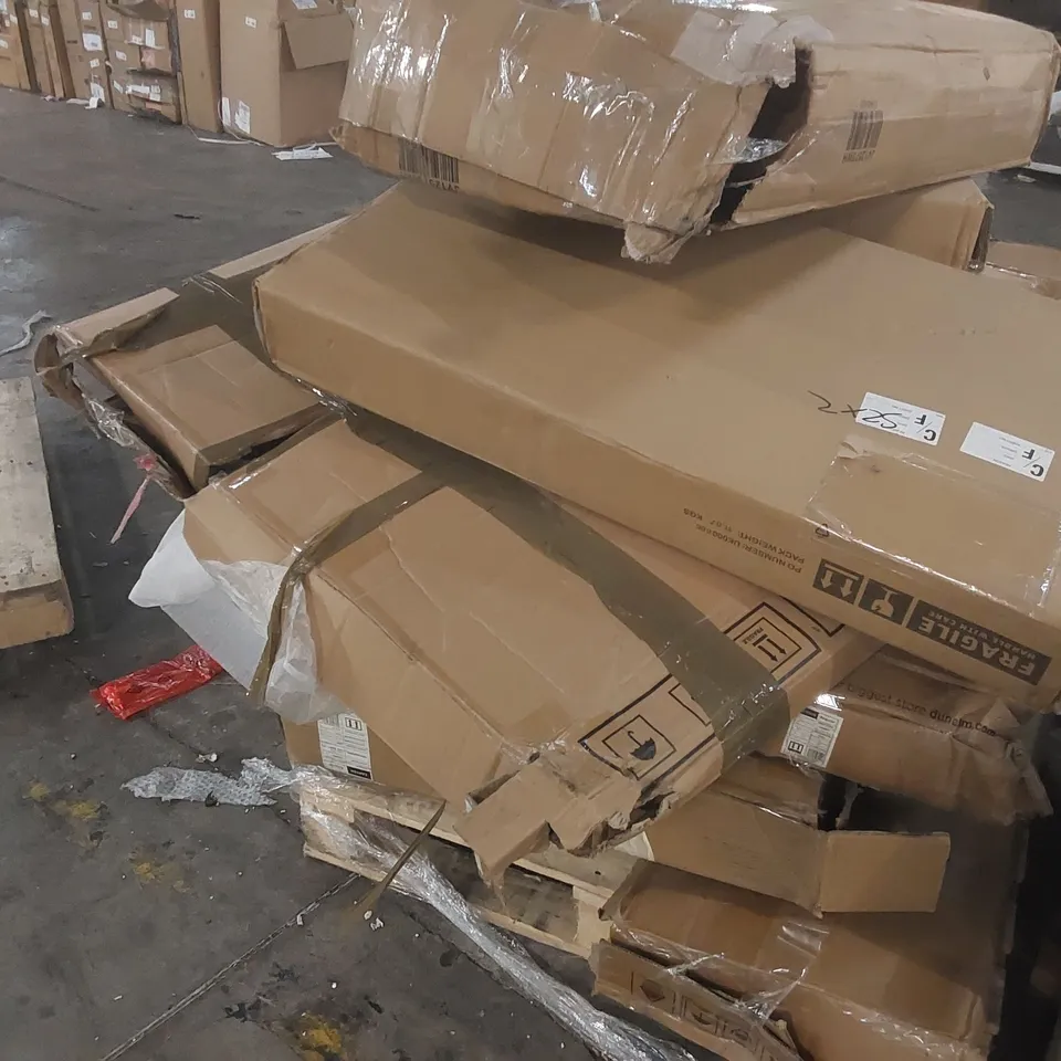 PALLET CONTAINING INCOMPLETE FURNITURE PARTS