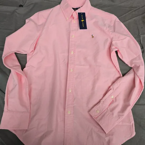 RALPH LAUREN SLIM FIT PINK OXFORD SHIRT β MEN'S - LARGE