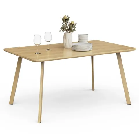 BOXED NATUR PUR DOMENICK RECTANGULAR 90cm L X 150cm W DINING TABLE (2 BOXES)