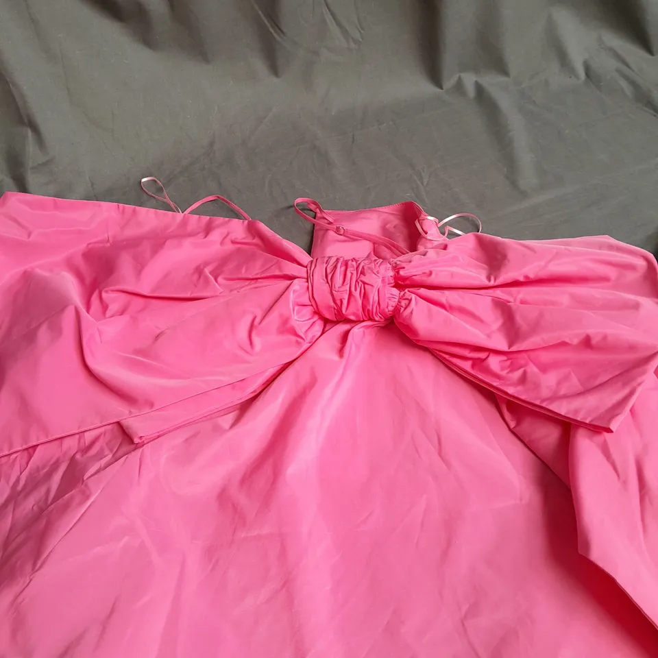 ZARA PINK BOW DRESS XS