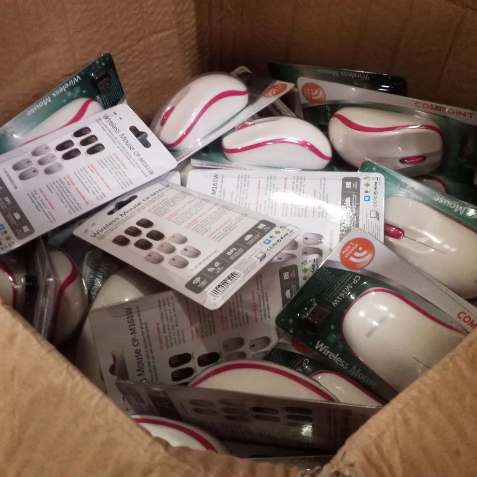 PALLET CONTAINING LARGE QUANTITY OF ASSORTED OPTICAL WIRELESS MICE