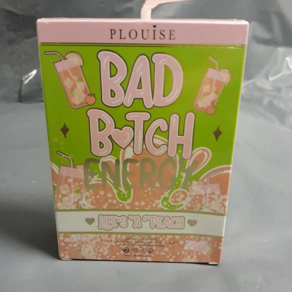 SEALED PLOUISE BAD BITCH ENERGY LIFE'S A PEACH LIP CONDITIONER AND LIP OIL