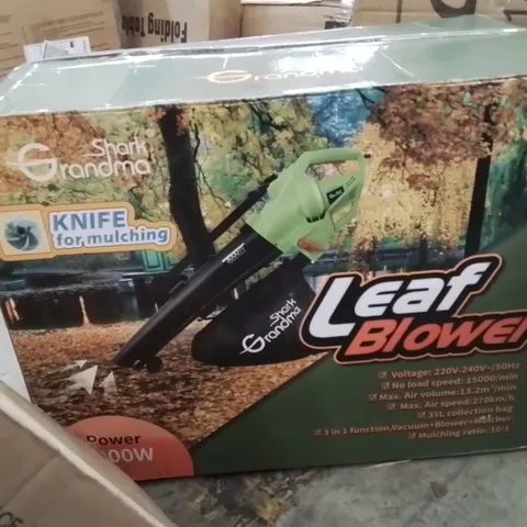 BOXED GRANDMA SHARK LEAF BLOWER