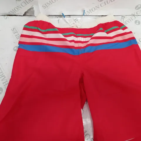 BOYS BODEN SHORTS RED & BLUE - 13-14YRS