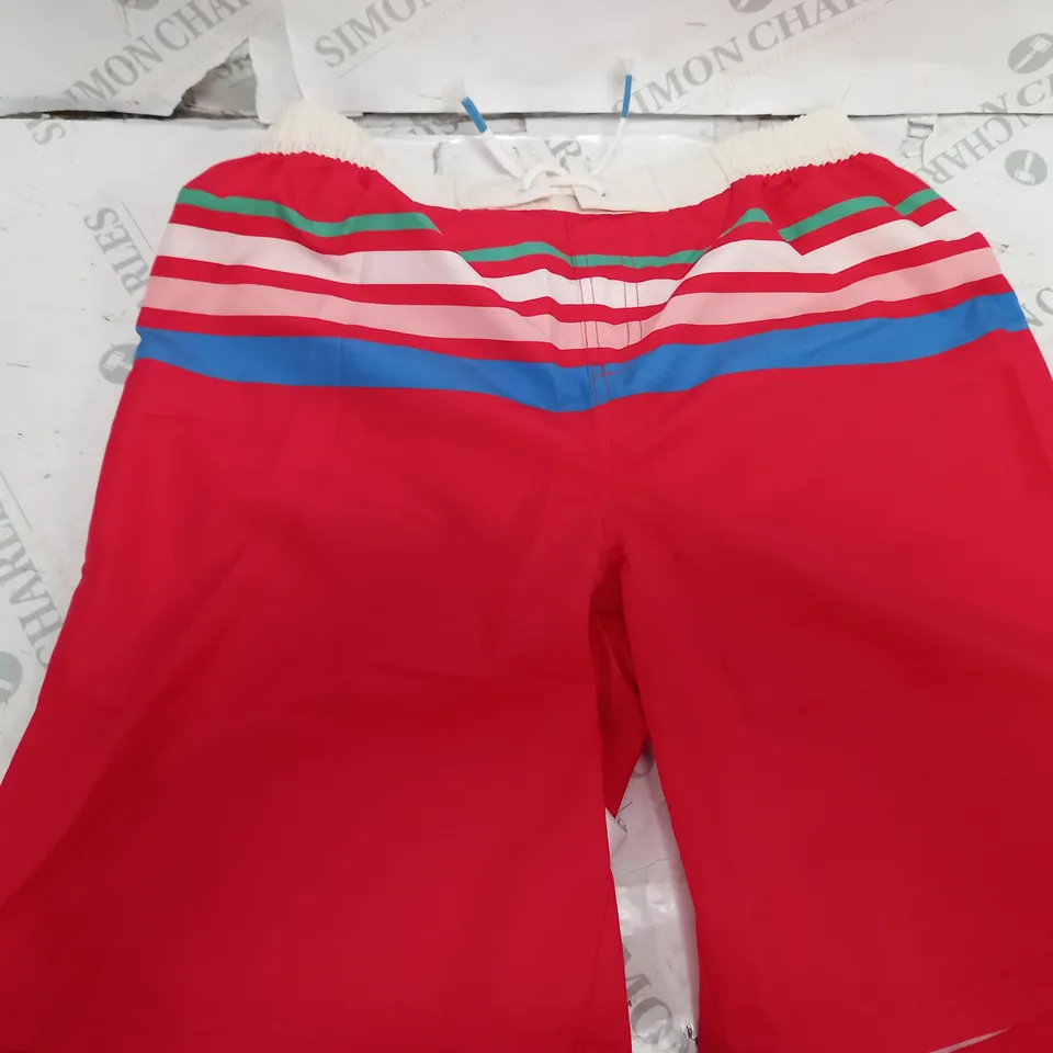 BOYS BODEN SHORTS RED & BLUE - 13-14YRS