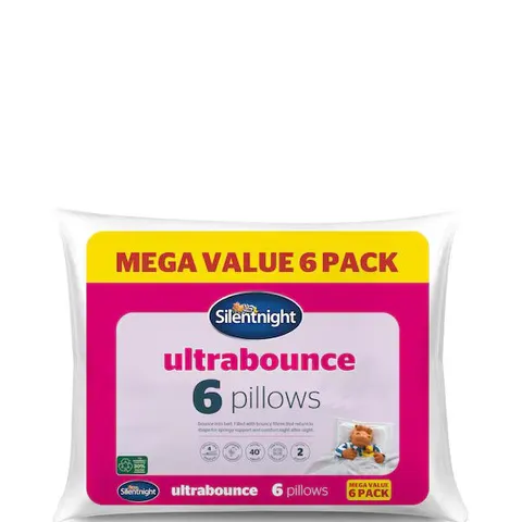 SILENTNIGHT ULTRABOUNCE PACK OF 6 PILLOWS  