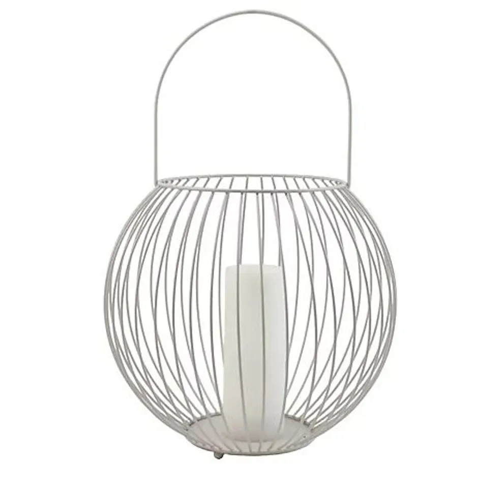 K BY KELLY HOPPEN OVERSIZE LANTERN WITH LED CANDLES