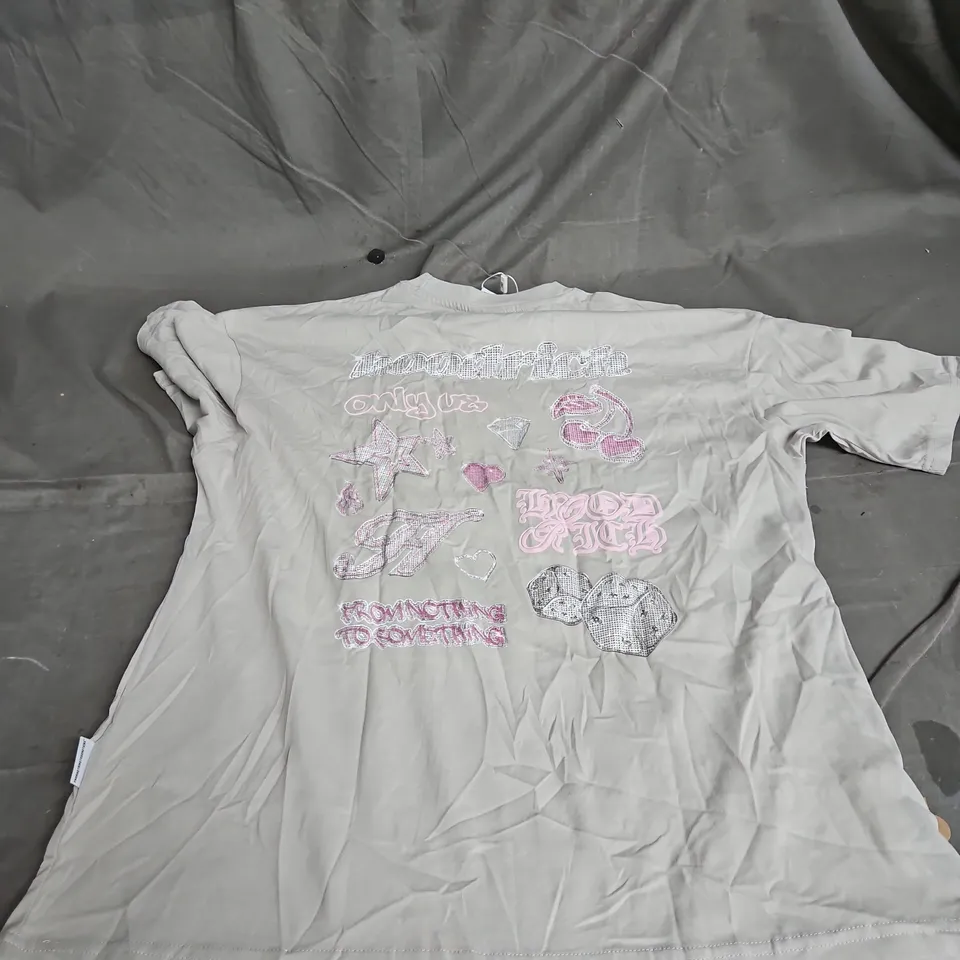 HOODRICH JEWEL TEE IN GREY SIZE XS