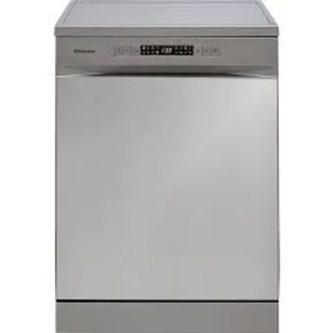 PACKAGED HISENSE HS6223E90XUK SLIMLINE 10 FREESTANDING DISHWASHER - SILVER