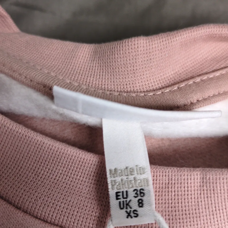 BENCH PINK & WHITE STRIPED JUMPER – UK 8 (EU 36) XS