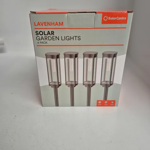 LAVENHAM SOLAR GARDEN LIGHTS – 4 PACK