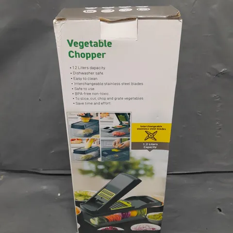 BOXED 1.2 L CAPACITY VEGETABLE CHOPPER 