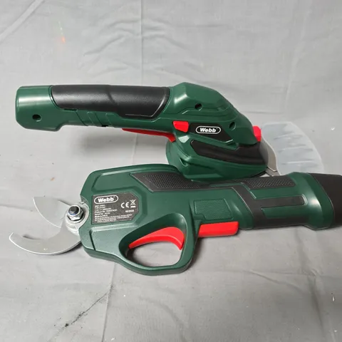 WEBB PRUNER & SHEAR SET WITH STORAGE BOX