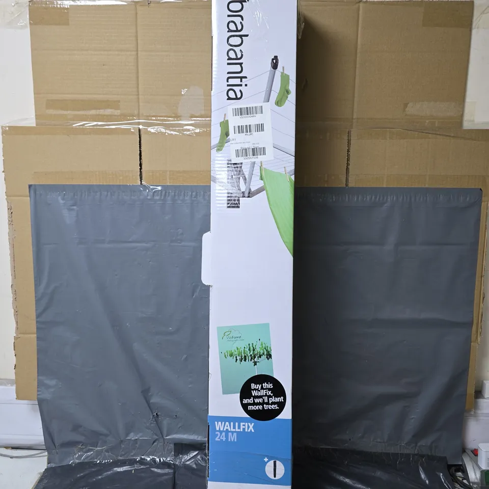 BRABANTIA WALLFIX CLOTHES AIRER  - COLLECTION ONLY