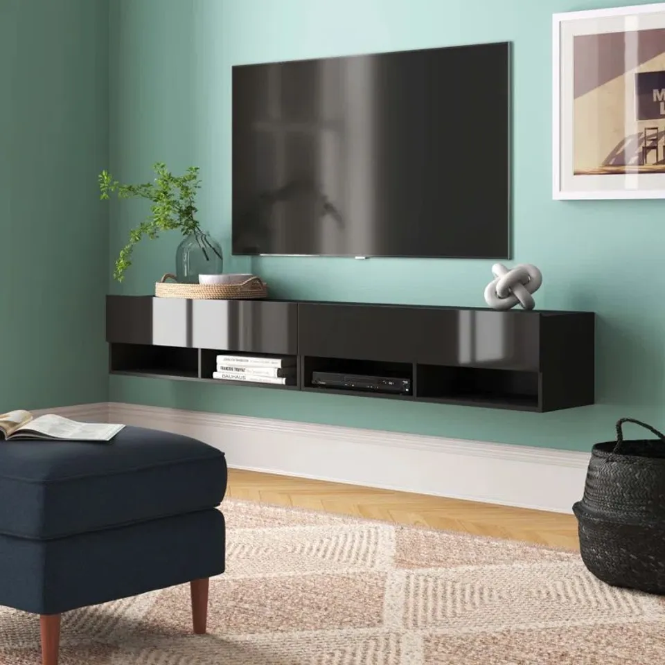 BOXED SEGULA TV STAND FOR TVS UP TO 88" (2 BOXES)