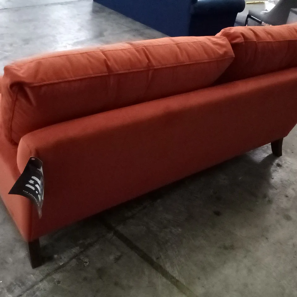 QUALITY THE LOUNGE CO DESIGNER 2.5 SEATER SOFA - ROSE FABRIC 