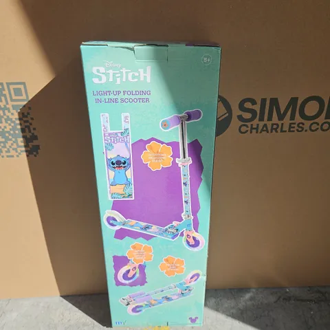 STITCH LIGHT UP FOLDING IN LINE SCOOTER