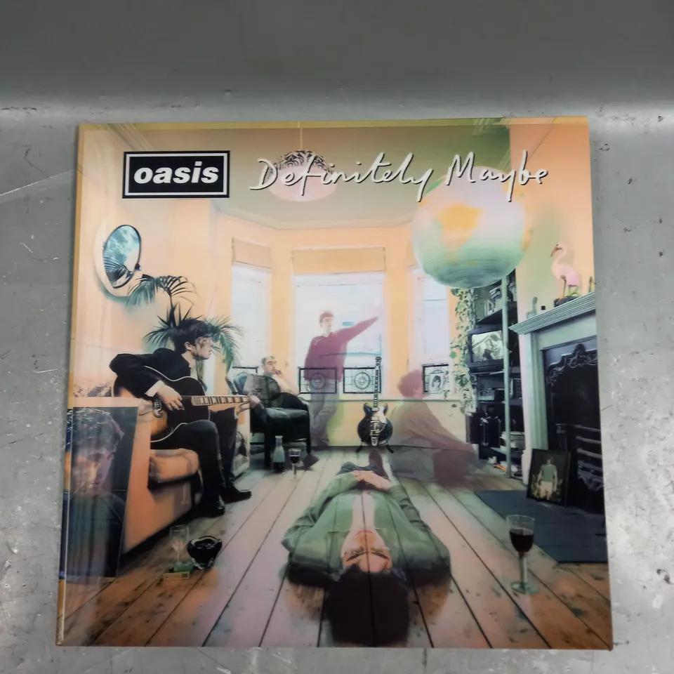 OASIS DEFINITELY MAYBE 30TH ANNIVERSARY LENTICULAR SLEEVE LIMITED EDITION VINYL - 13284/15000