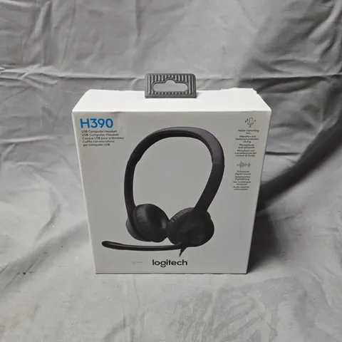 LOGITECH H390 USB HEADSET – BOXED AND SEALED