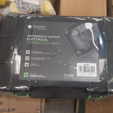DESIRETECH WEATHERPROOF OUTDOOR ELECTRICAL CONNECTION BOX 