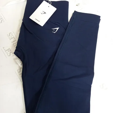GYMSHARK EVERYDAY SEAMLESS LEGGINGS IN NAVY - S