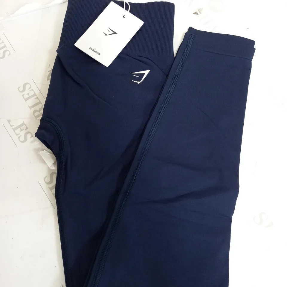 GYMSHARK EVERYDAY SEAMLESS LEGGINGS IN NAVY - S