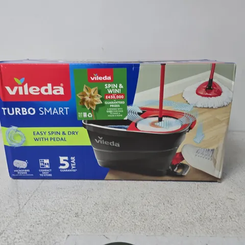 VILEDA TURBO SMART EASY SPIN & DRY MOP WITH PEDAL β BOXED