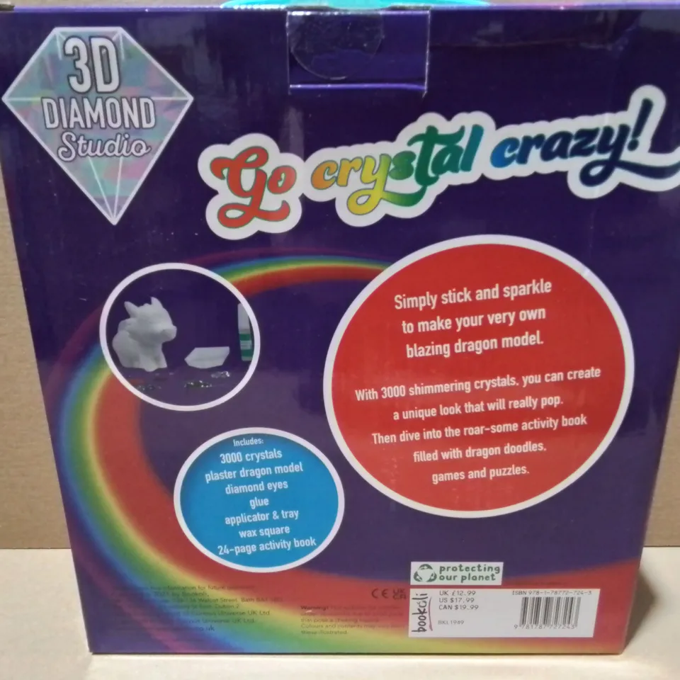 LOT OF 5 BRAND NEW DAZZLING DRAGON CRAFT SETS