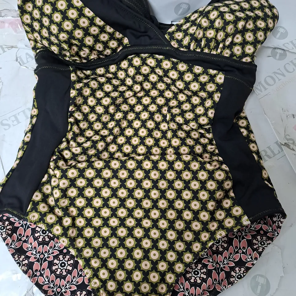 SUNSHINR SWIMSUIT BLACK MULTI SIZE 12
