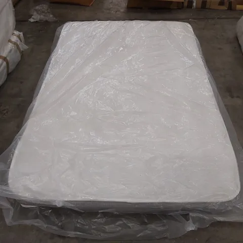 QUALITY BAGGED HYBRID MEMORY NATURAL OPEN COIL 4FT SMALL DOUBLE MATTRESS