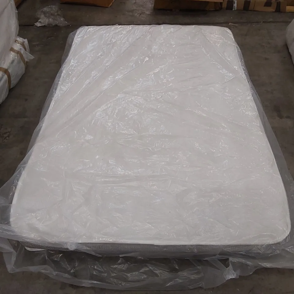 QUALITY BAGGED HYBRID MEMORY NATURAL OPEN COIL 4FT SMALL DOUBLE MATTRESS 