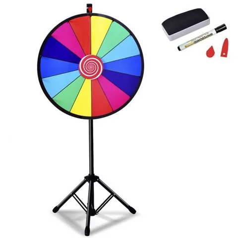 BOXED COSTWAY PARTY GAME WHEEL - MULTICOLOUR 