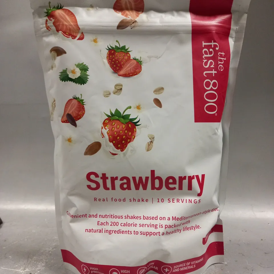 SEALED THE FAST 800 REAL FOOD SHAKE - STRAWBERRY - 500G