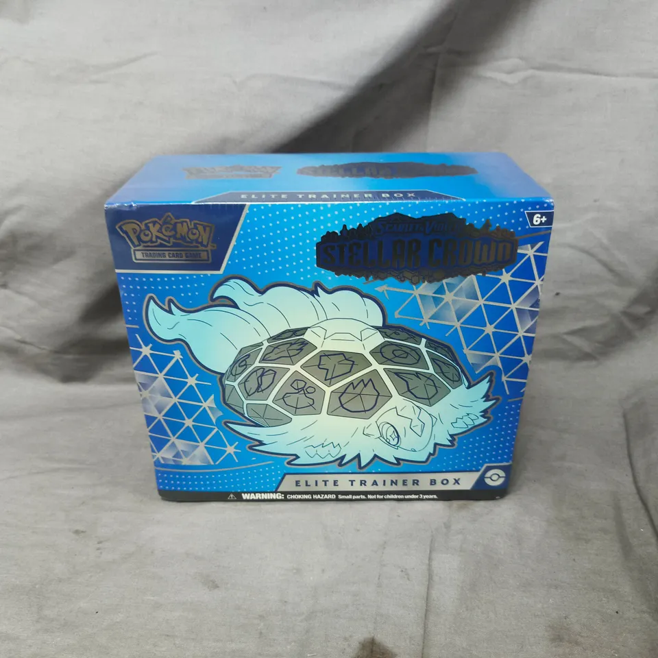 SEALED POKÉMON TRADING CARD GAME ELITE TRAINER BOX – STELLAR CROWN (SCARLET & VIOLET)