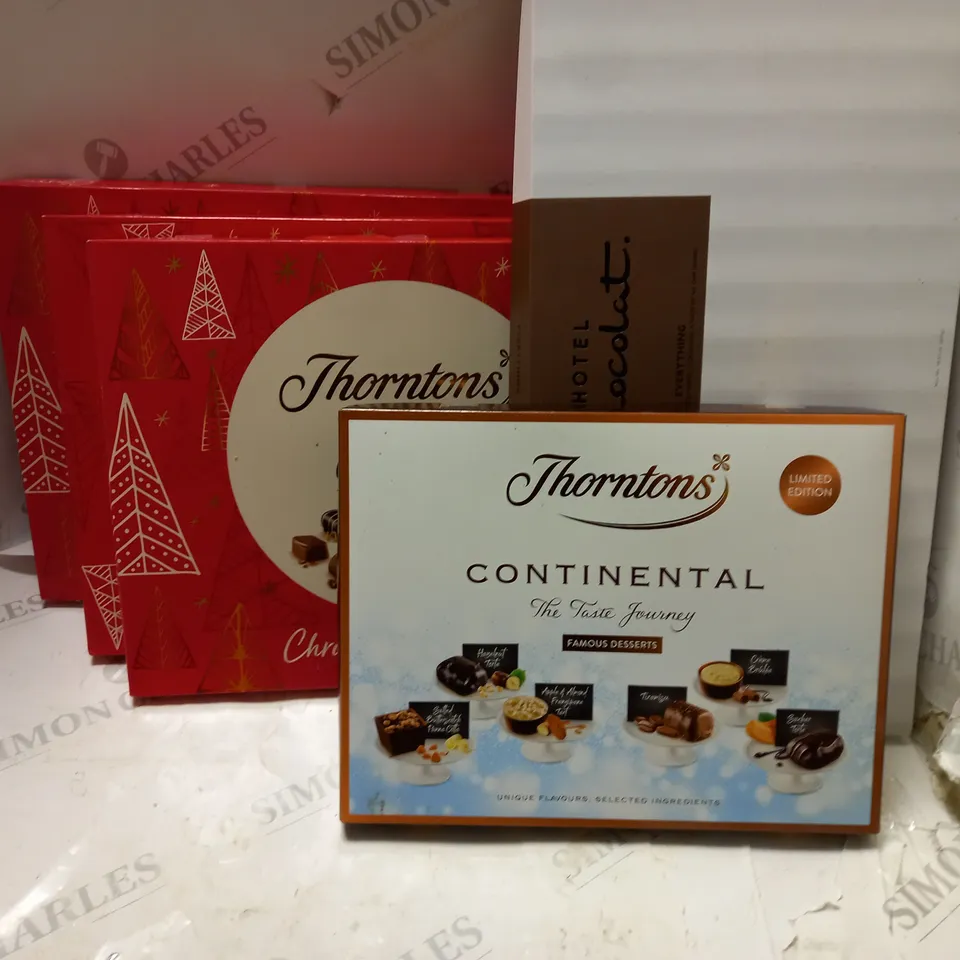 LOT OF 5 ASSORTED TRAYS OF CHOCOLATE 